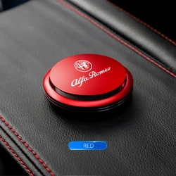 UFO - Style Aluminum Alloy Car Air Freshener and Purifier with Fresh Fragrance (Red - Scent 2)