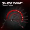 Adjustable Weight Bench Press for Full Body Strength Training Gym Exercise Bench in Black with Incline Decline Function