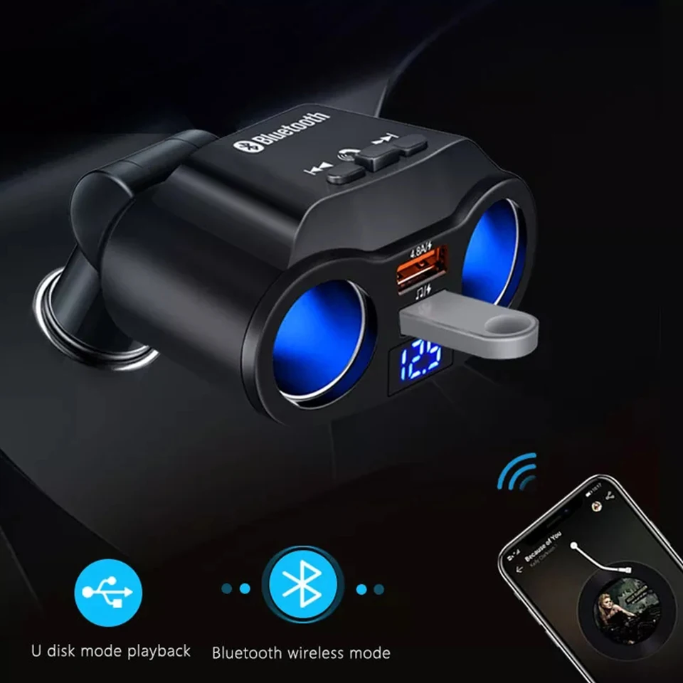 UGREEN Transmetteur FM Bluetooth 5.0 Kit Émetteur FM Voiture Chargeur PD 20W et Quick Charge 3.0, Lecteur MP3 Adaptateur Radio sans Fil, Appel Main Libre, Support Carte Micro SD et Clé USB UGREEN Transmetteur FM Bluetooth 5.0 Kit Émetteur FM Voiture Chargeur PD 20W et Quick Charge 3.0, Lecteur MP3 Adaptateur Radio sans Fil, Appel Main Libre, Support Carte Micro SD et Clé USB