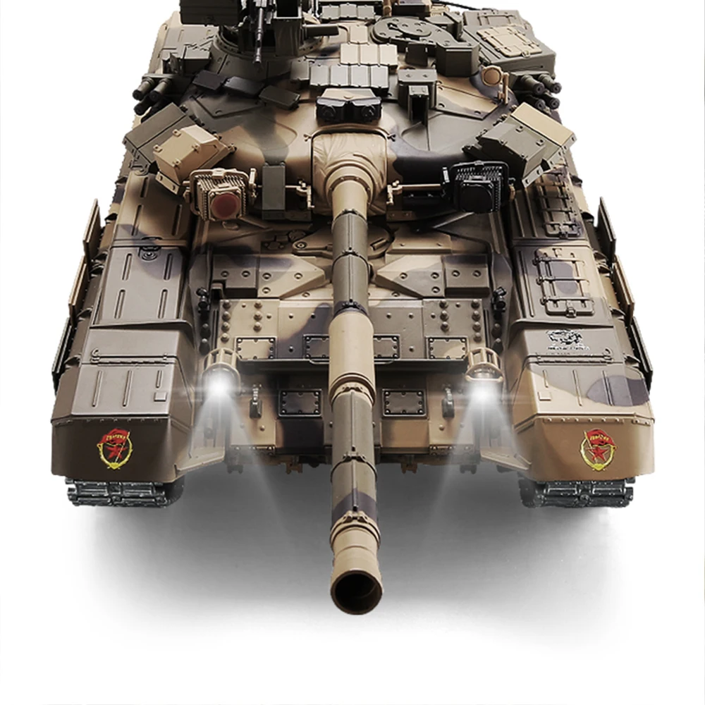 HengLong Remote Control Tank T90 Russian Oversized Metal Tracked Electric Off-road Vehicle 3938 Military Model Toys 6