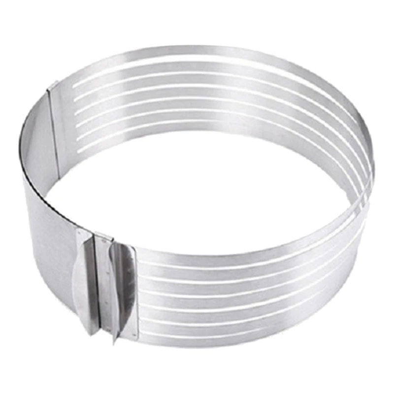 

Adjust Cake Knife Slicer Stainless Steel Round Bread Cake Slice Knife Mold Cake Tool DIY Cake Decorating Tool