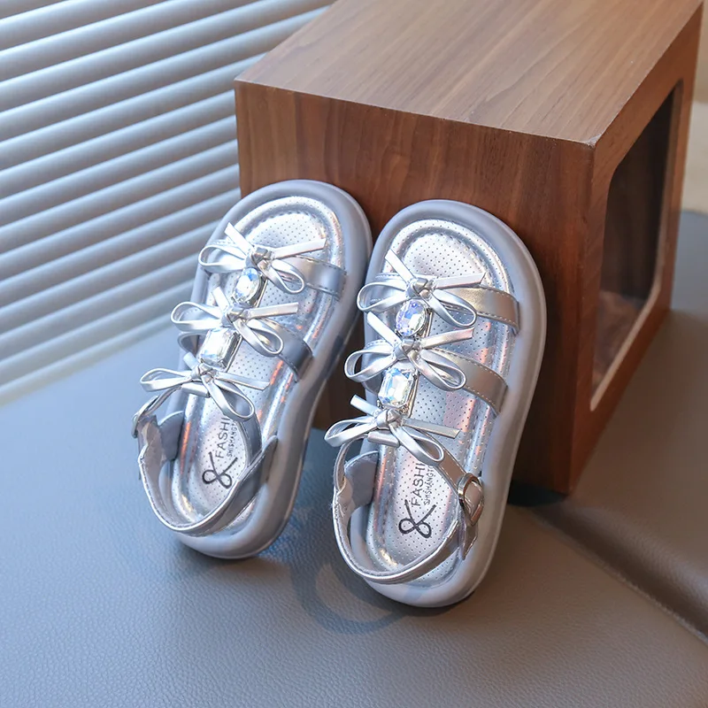 high-quality Summer Comfortable Kids Sandals for Boys Girls Children Girl Beach Shoes flat bow Sandals School Shoes Kids