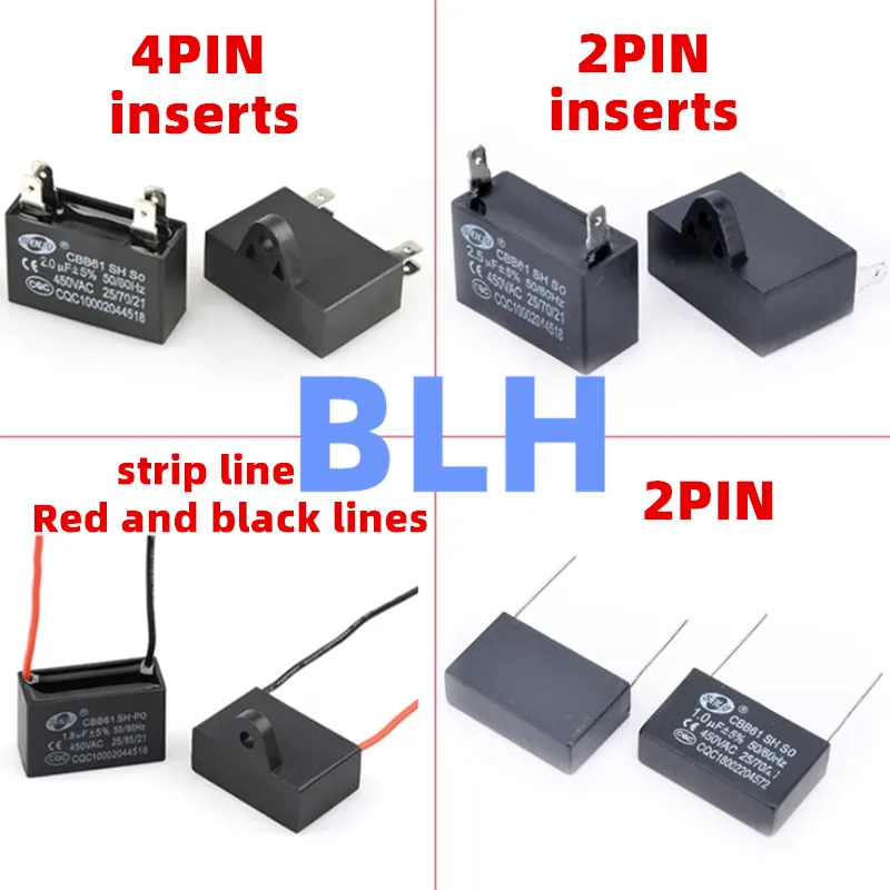 CBB61 Air Conditioning External Unit Capacitor Fan Starting Capacitor 450VAC 450V 15UF 16UF 18UF