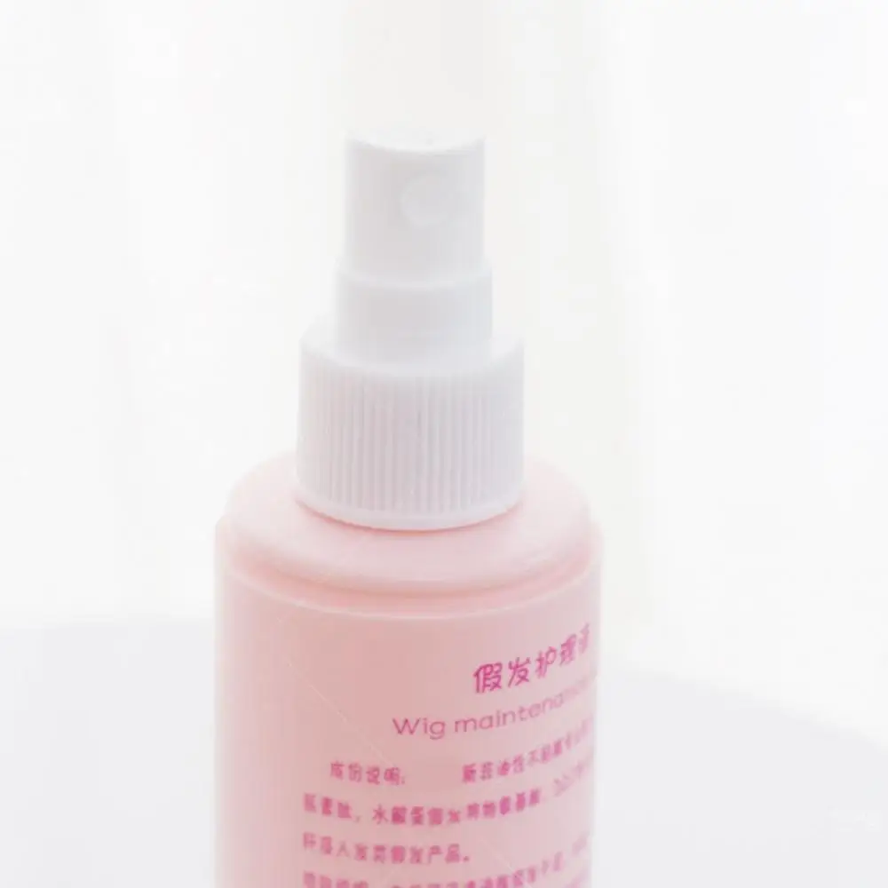 100ML Hair Spray Synthetic Conditioner Straight Detangling Oil Anti frizz Smooth Detangling Faux Hair Wig Conditioner