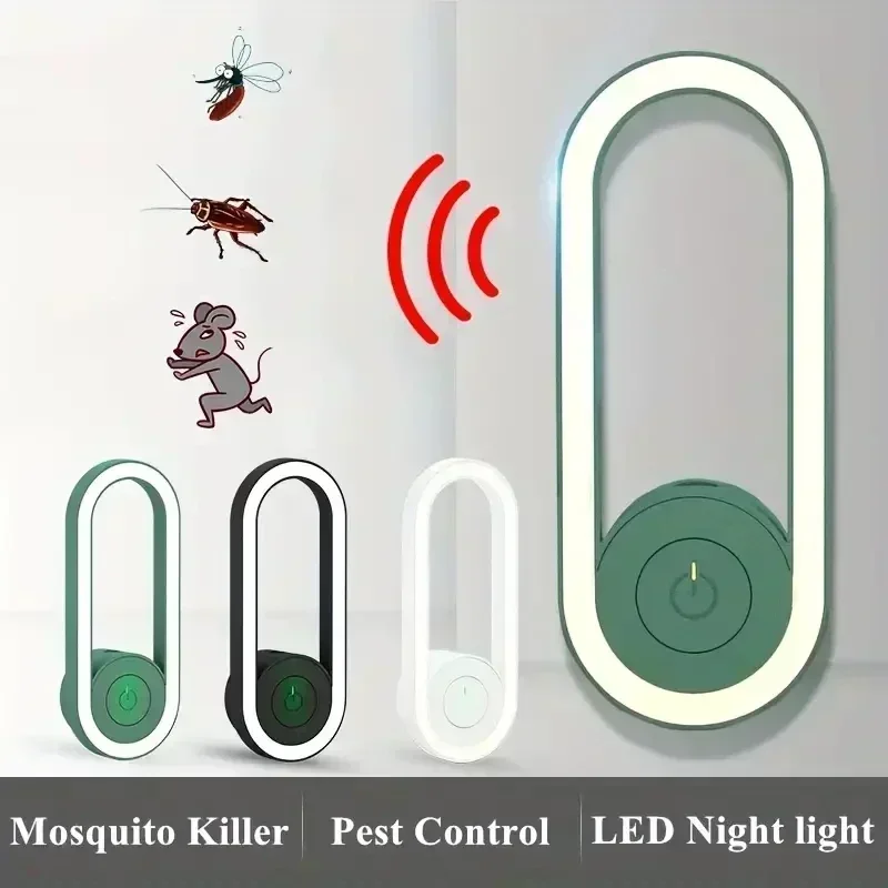 Induction Ultrasonic Mosquito Repellent Nightlight Home Indoor Mosquito Repellent Insect Explosion Lamp