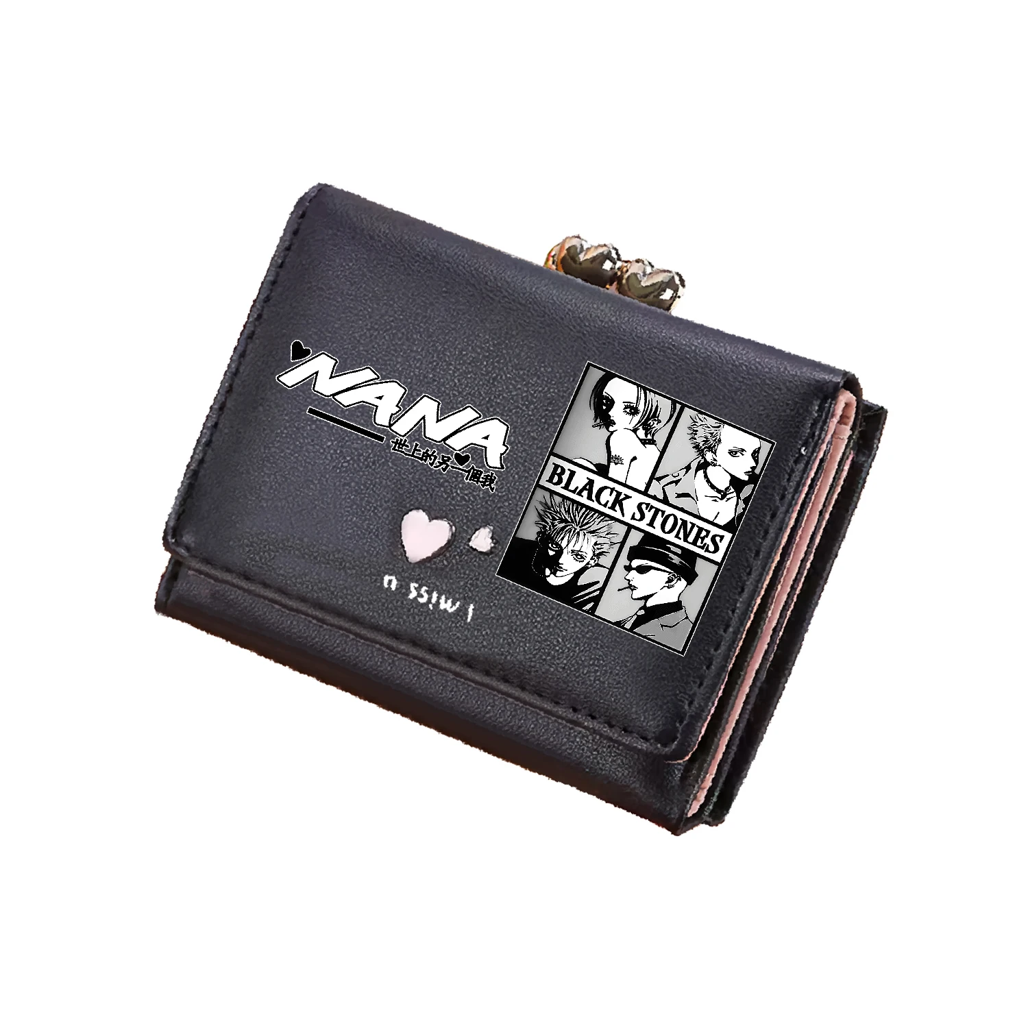 ナナアニメショートコイン財布女の子ピンク ID カードホルダー素敵な財布女性マネーバッグ女性クラッチ - AliExpress QANA 女性の財布  PU レザー の女性の財布ショート カード ホルダー財布女性のための (Color : Red, Size :