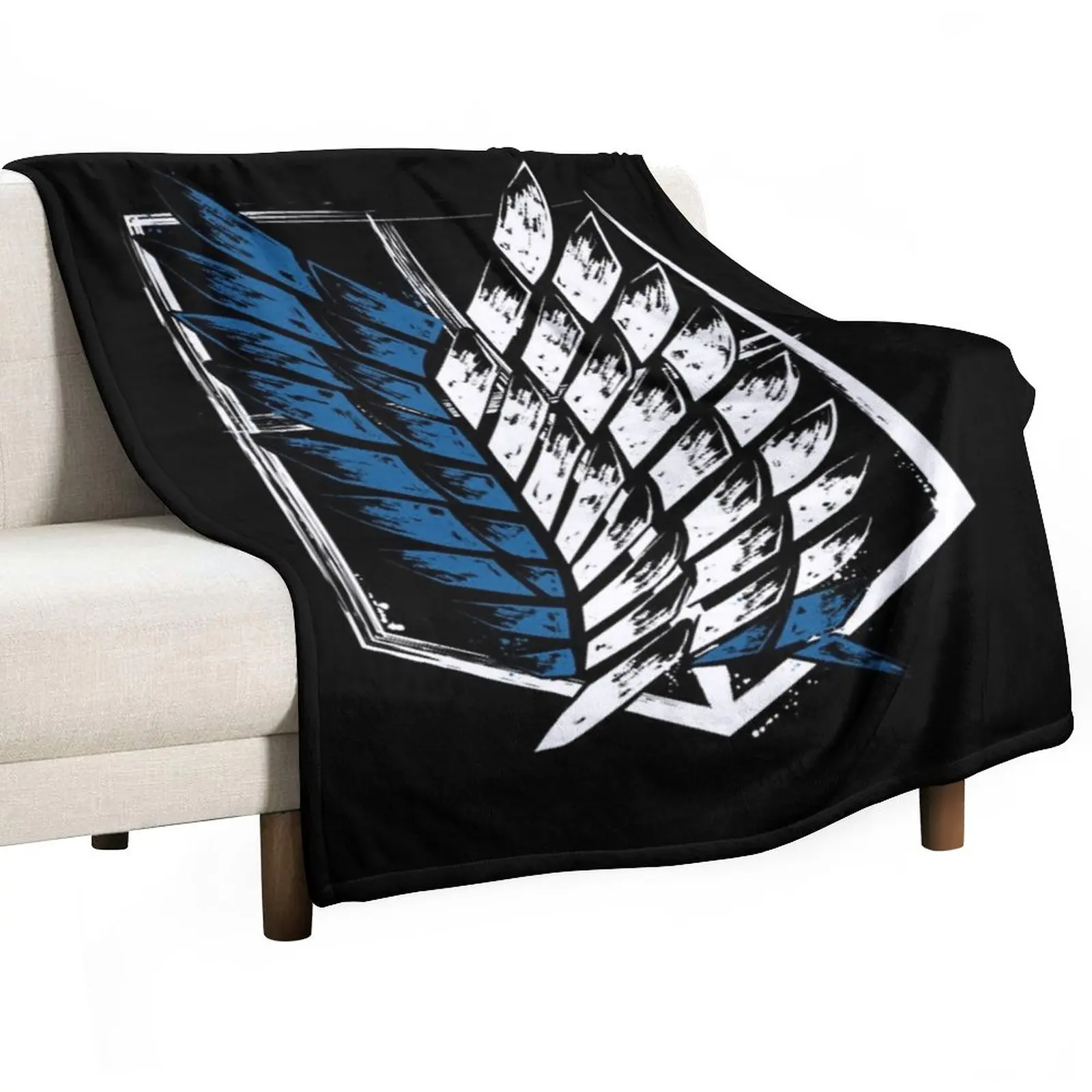 

Scouting Legion (SNK) Throw Blanket Decoratives For Decorative Sofa Blankets