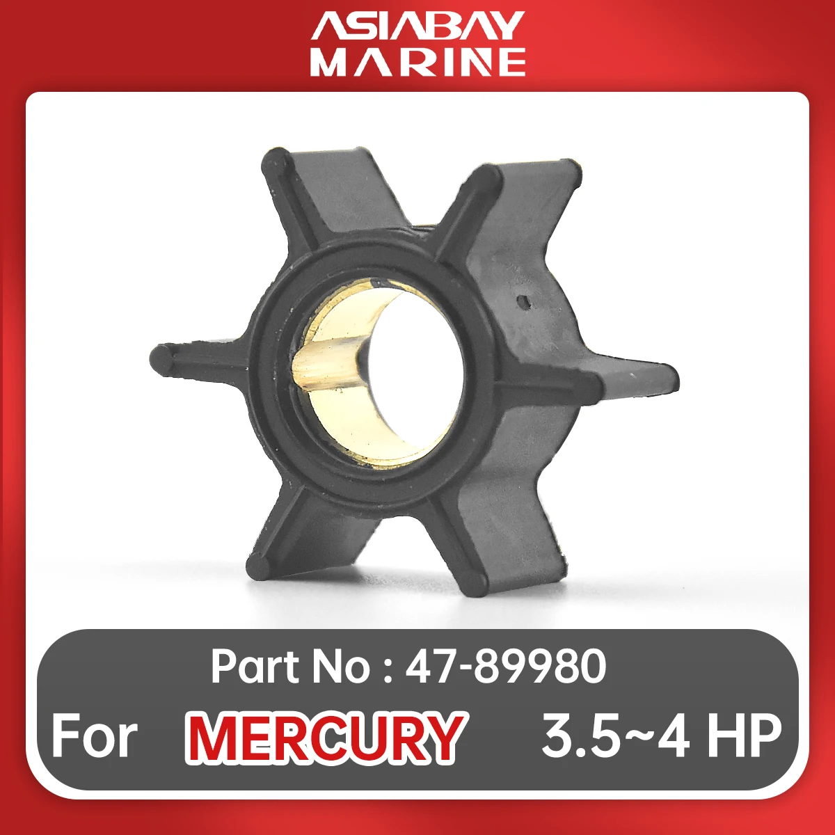 Impulsor De Agua Para Mercury Y Para Mariner 2.5 Para HP, 3.3 Para HP