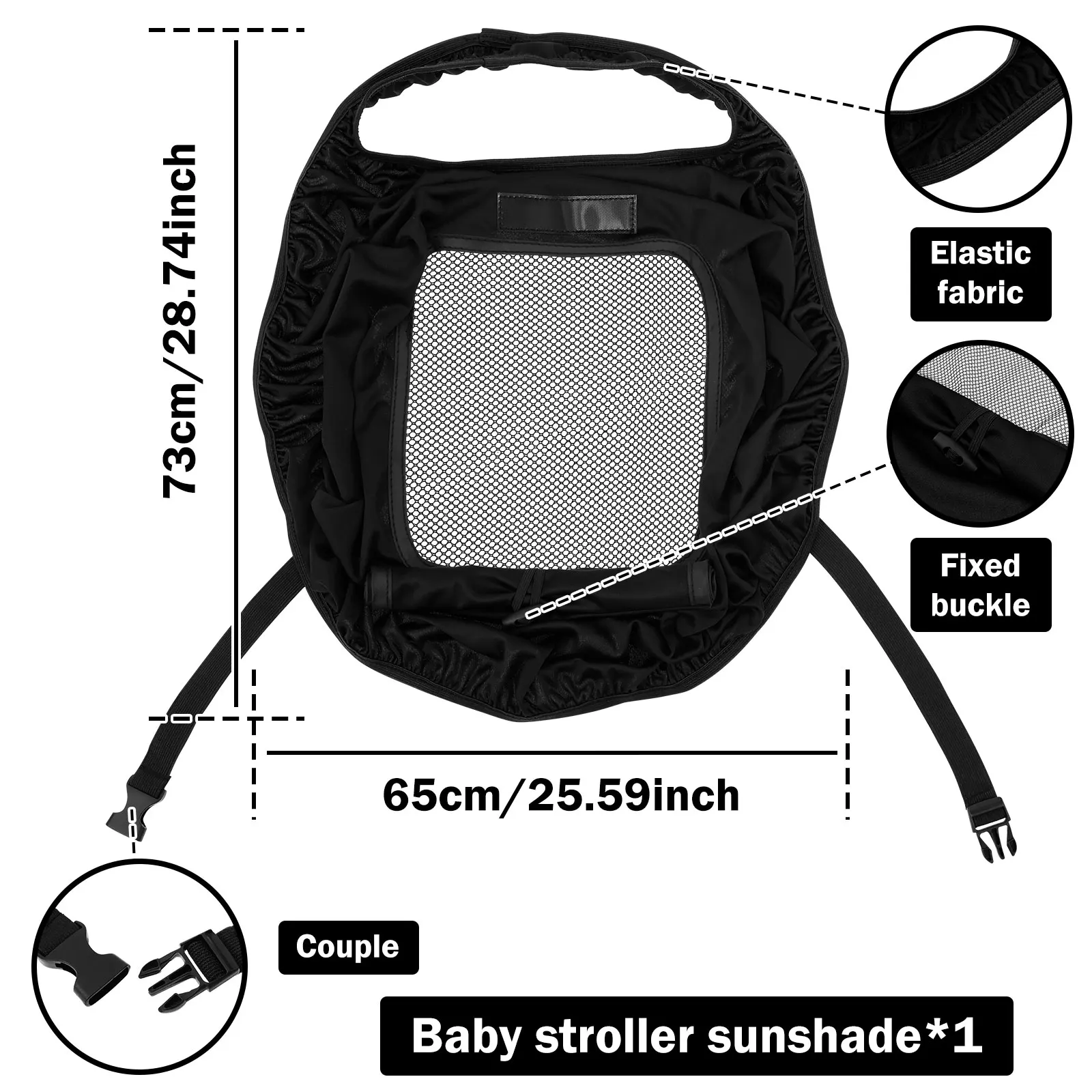 Waterproof Baby Stroller Sun Shade UV Protection Hood