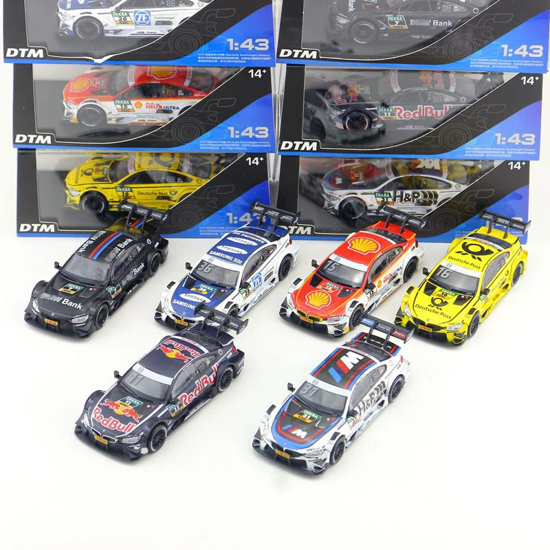 1:43 M4 DTM Le Man Racing Diecast Vehicles Model Gift Cars For Kid Toy With display box Collection car model monster truck lego