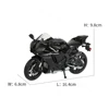Maisto 1:12 Yamaha 2021 YZF-R1 Black Die Cast Vehicles Collectible Hobbies Motorcycle Model Toys 4