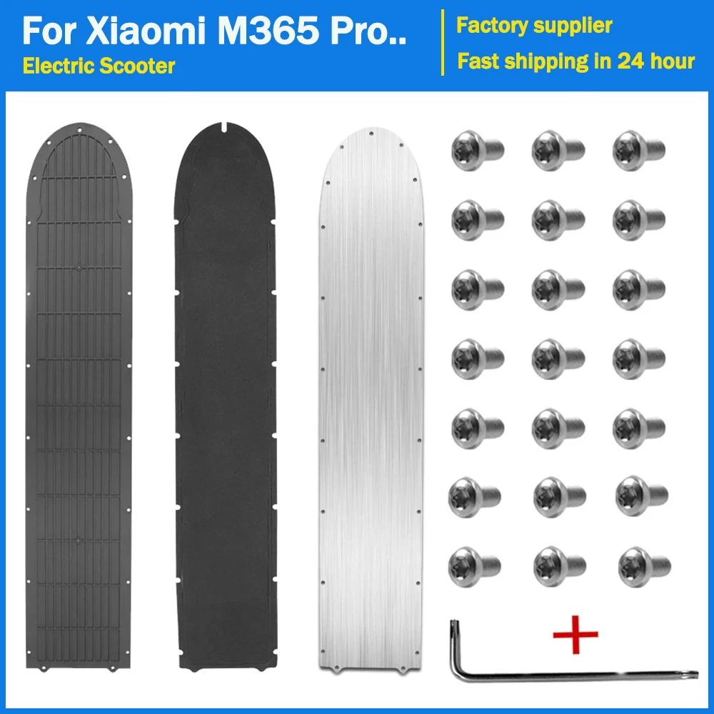 Battery Compartment Bottom Cover for Xiaomi M365 Pro Chassis Cover 17/21PCS Screws  Electric Scooter Battery Bottom Guard Plate