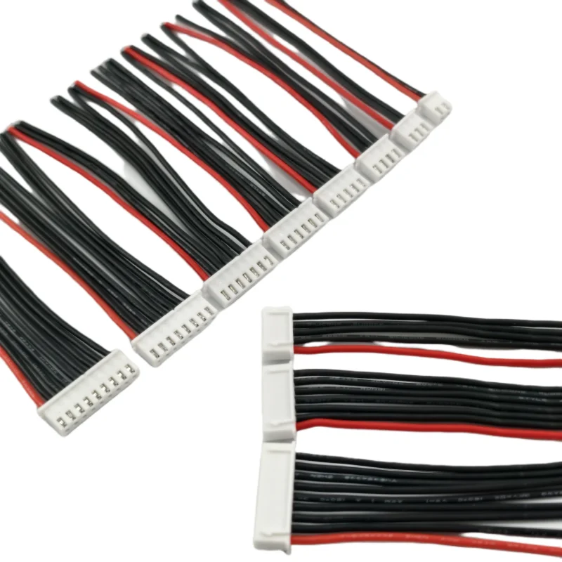 Lipo Battery Balance Charger Cable 10pcs 22AWG IMAX B6 Connector Plug Wire 10cm-30cm Single Head for 1S-8S Battery