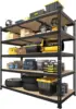 48" x 24" x 72" Heavy Duty Storage Shelves - 5 Tier Adjustable Garage Storage Shelving, Metal Storage Utility Rack She 1