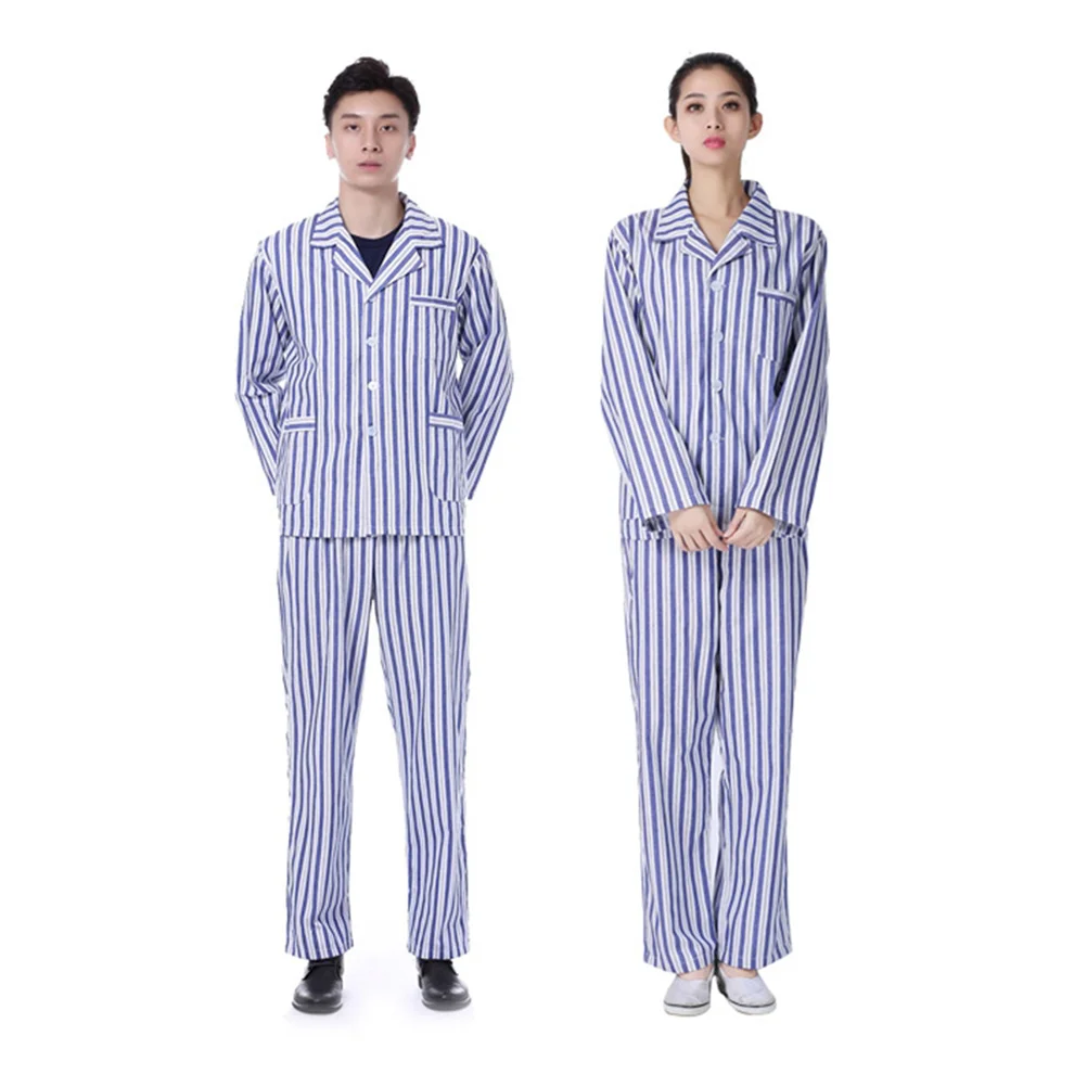 Cotton Long Sleeve Patients Sleepwear Maternity Nursing Nursing Work Jackets For Men Home