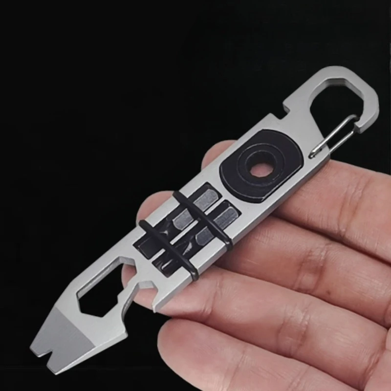 

Ratchet Screwdriver Multifunctional Crowbar Mini EDC Multitool Allen Wrench Bottle Opener Portable Outdoor Bike Repair Tools