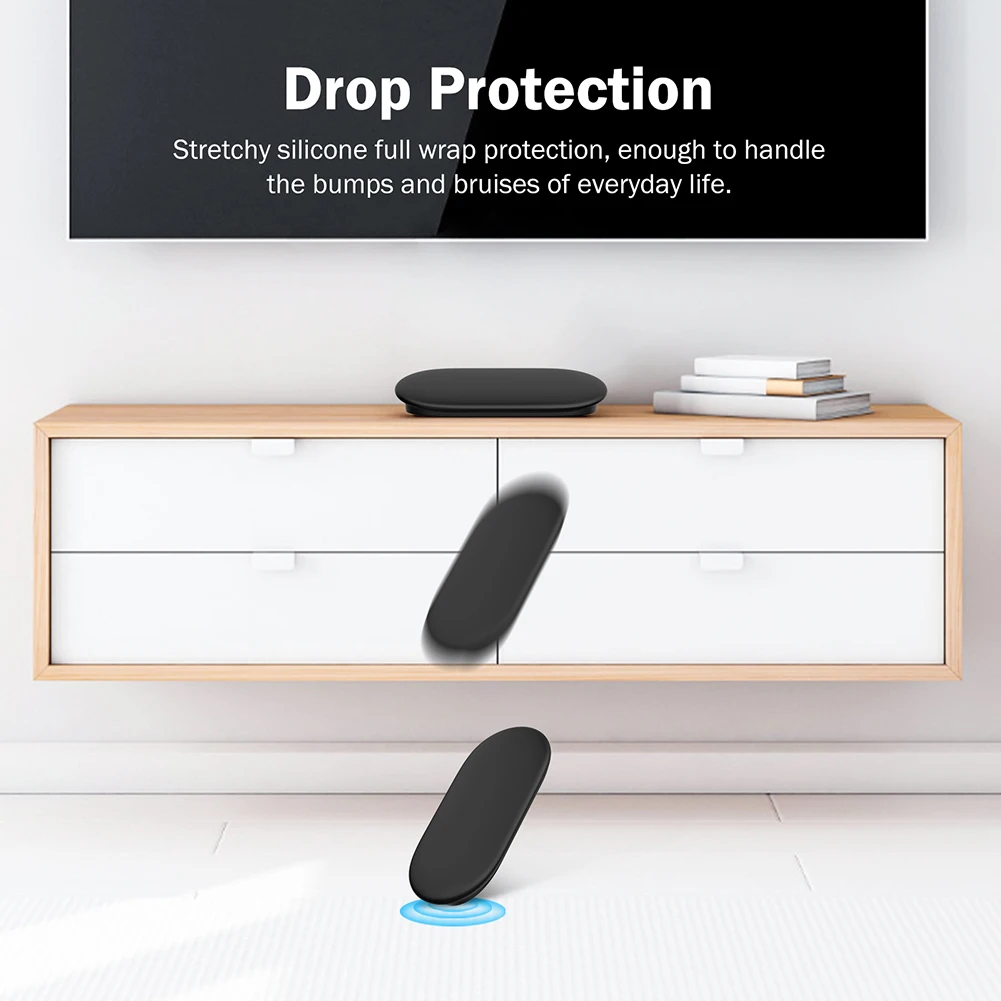 Silicone Protective Case Shockproof Protective Shell Anti-Drop Soft Silicone Cover for Google TV Streamer (4K) Console silicone case protector