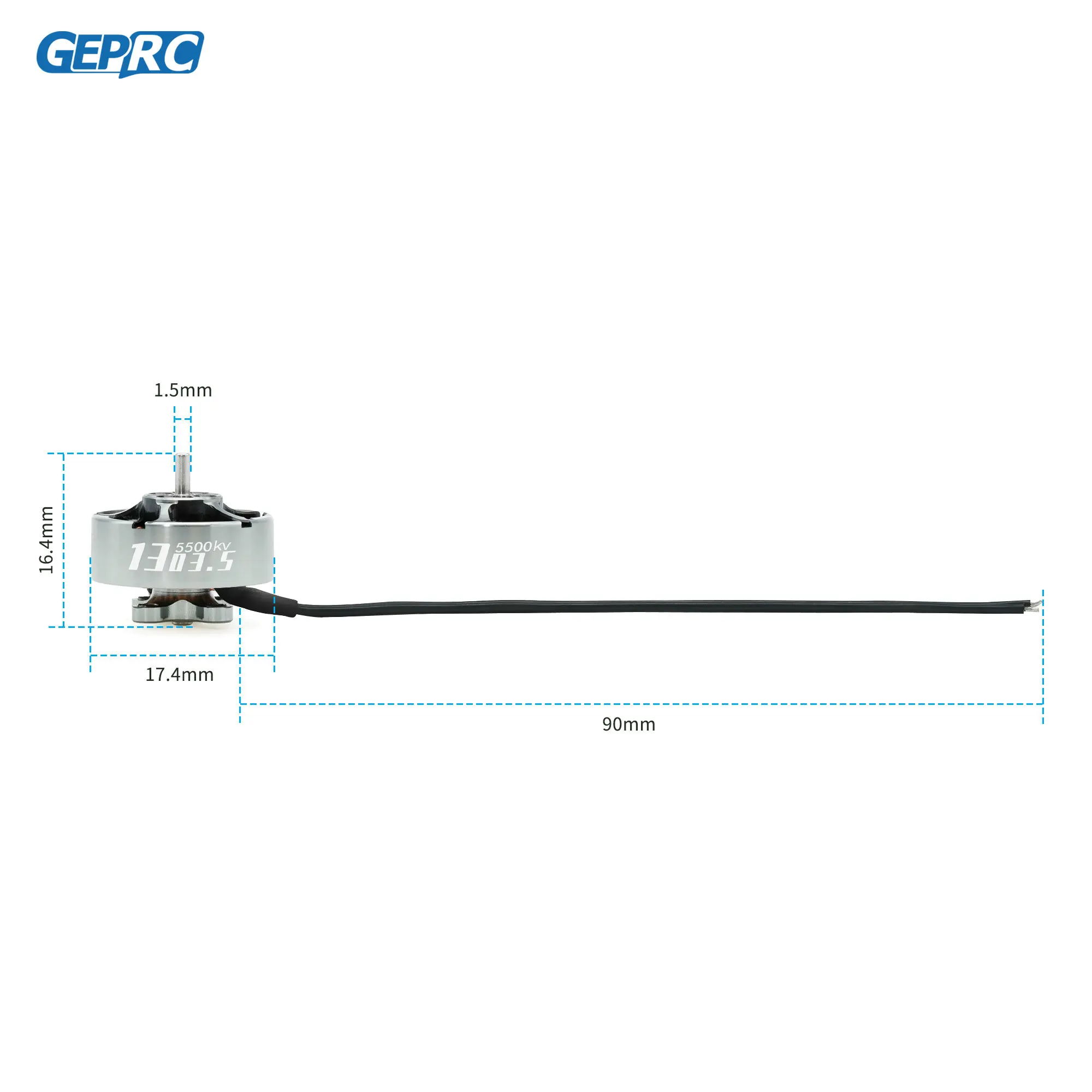 GEPRC SPEEDX2 1303.5 3800KV/5500KV Motor Suitable for 2″ Cinewhoop FPV Drones Cinelog20 for RC FPV Quadcopter Freestyle Drone thumbnail 5