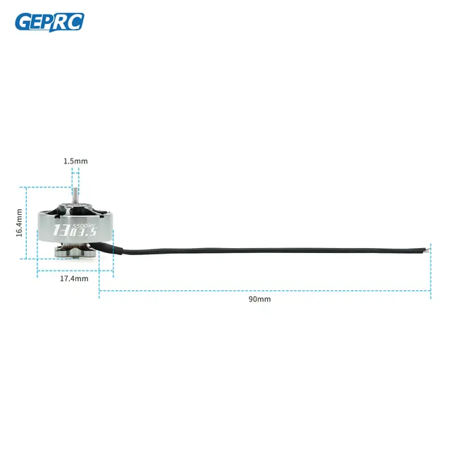 GEPRC SPEEDX2 1303.5 3800KV/5500KV Motor Suitable for 2″ Cinewhoop FPV Drones Cinelog20 for RC FPV Quadcopter Freestyle Drone 5