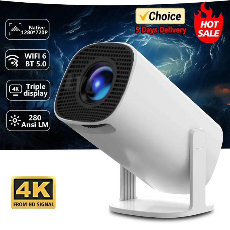  P30 Smart Mini Projector Android 11 WiFi6 Support 4K 1080P BT5.0 Projector 1280720P Home Cinema Portable Projector 