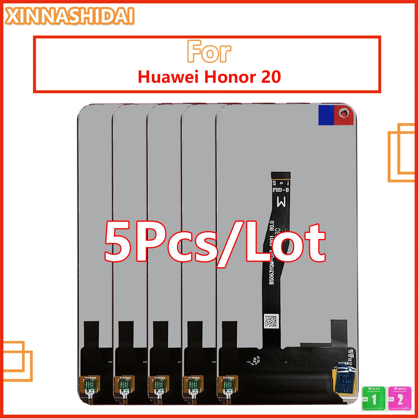 5 шт./лот 6 26 дюйма для Huawei Honor 20 YAL-L21 YAL-L61A Nova 5T ЖК-дисплей с сенсорным экраном и