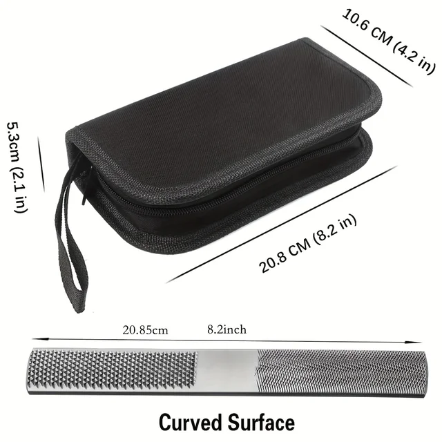 Set Di 13 Lime Ad Ago Per Legno E Metallo - Con Lime Diamantate E Borsa Di Stoccaggio, Ideale Per Fai Da Te - Foto 5