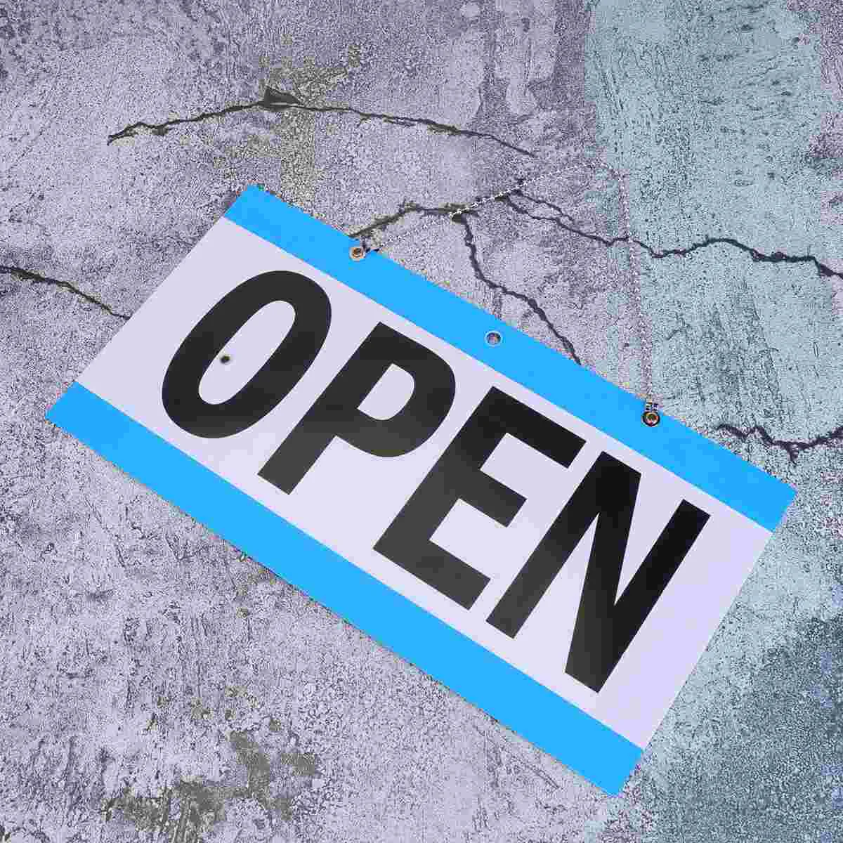 

Welcome Open Door Closed Sign for Business PVC Hanging Board Welcome PVC Board Hanging Door Sign Welcome Door Board