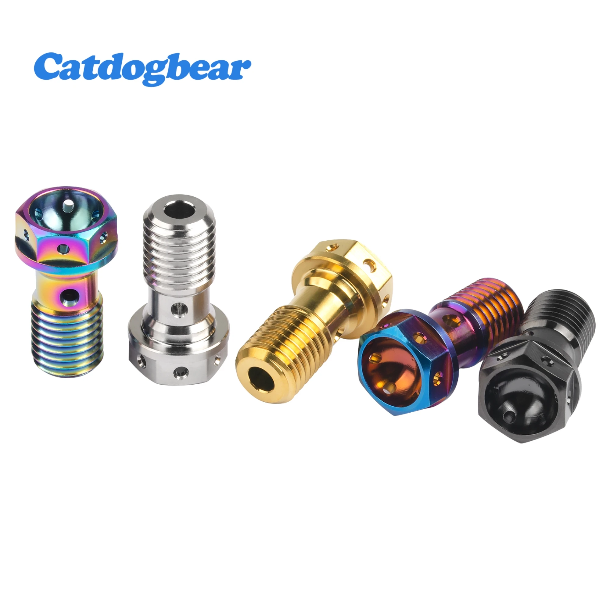 catdogbear titanium banjo parafuso para brembo brake lin 03