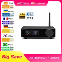 AIYIMA A80 TPA3255 DAC Bluetooth PFFB Stereo Power Amplifier 300Wx2 Class D 2.0 HiRes Digital Amp with RCA TRS OPT COA USB Input 1