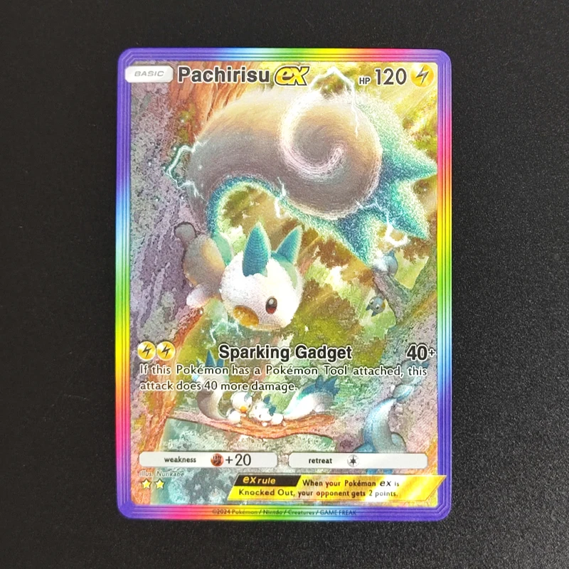 9PCS DIY PTCG 포켓 영어 Lucario Piplup Pachirisu Mismagius Mamoswine Rhyperior Regigigas 취미 컬렉션 플래시 카드 장난감
