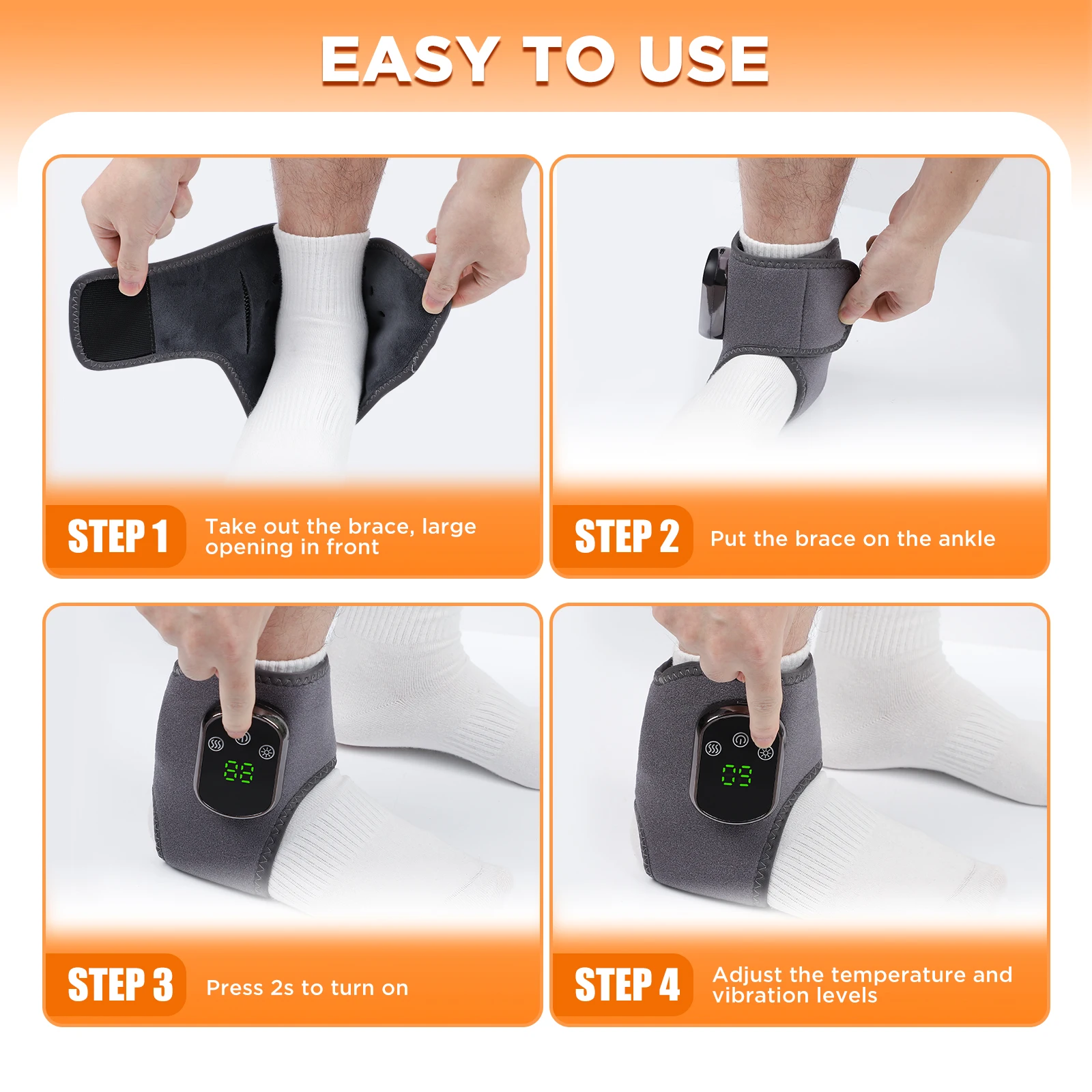 Electric Ankle Brace Massager 5