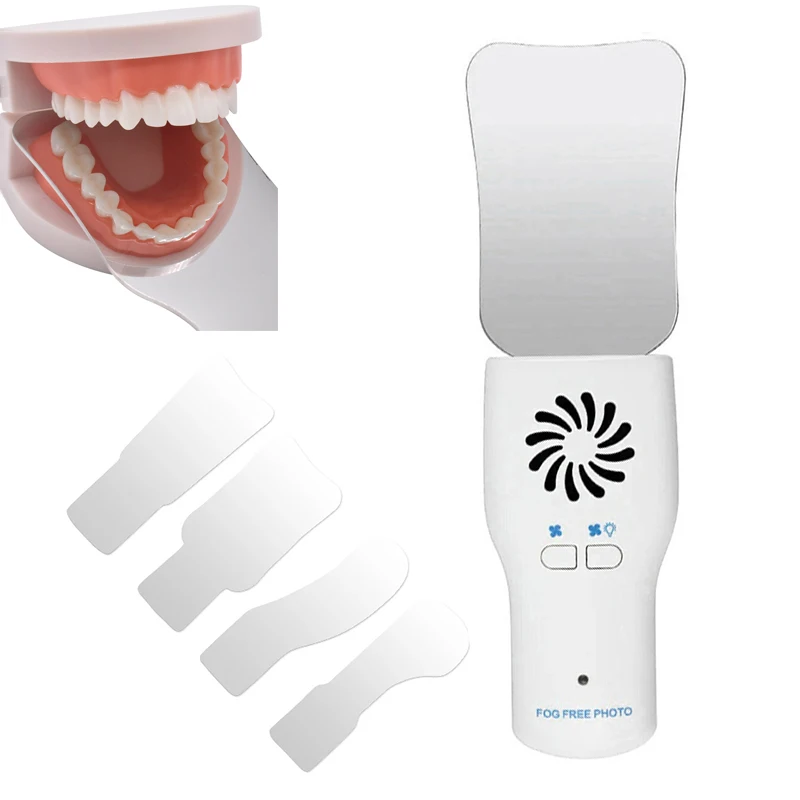 

Dental Anti-fog Mirrors Set Intraoral Photography Reflector Defog Mirror Orthodontic Buccal Occlusal Lingual Dentistry Supplies