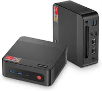 P4 Light Gaming Mini PC Ryzen 7 5700U 32GB RAM 1TB SSD Winodws 11 Pro Triple 4K 60HZ Displays Desktop Computers, Support PS3 1