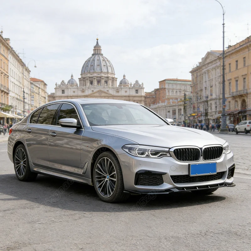BMW 5시리즈 G30 G31 M-스포츠 2018 2019 2020 프론트 범퍼 스플리터 립 턱 스포일러 보호 키트 자동차 액세서리 자동차 부품