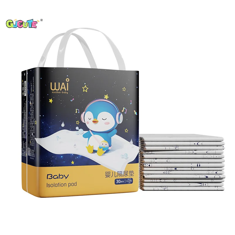 Disposable Baby Diaper Pad For Newborns Non-washable Waterproof Diaper Pads Baby King Size Bed Nursing Pad