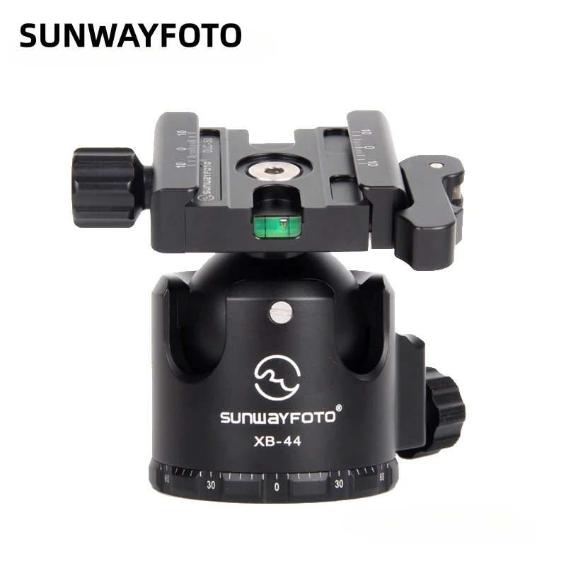 

SUNWAYFOTO 44mm Ballhead Low Profile Camera Mount for Tripod with Arca-Swiss Quick Release Plate XB-44DL