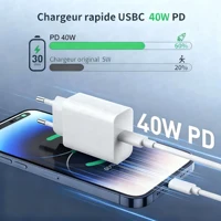 PD 40W Charger USB C Fast Charging Cable For iPhone 17 16 15 Pro Max Air Mini Type C Data line Quick Phone Charger Power Adapter 4