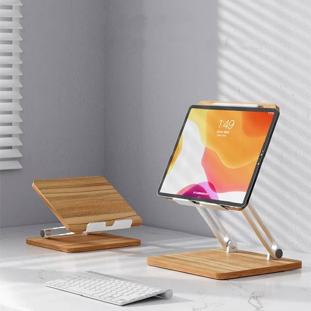 Wood iPad Stand & Tablet Holder