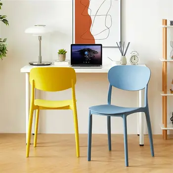 플라스틱 의자 거실 미니멀리스트 플로어 의자, 사무실 화장대 메이크업, 레이지 홈 가구