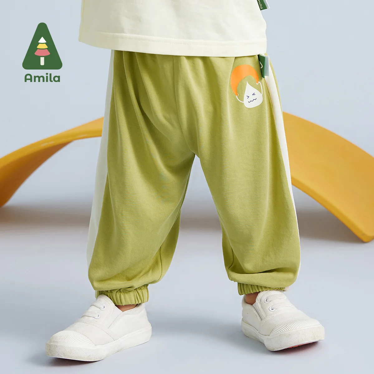 Baby Boys Bottoms Clothing Summer Cartoon Water Drop Pattern Solid Color Pants 0-6Y