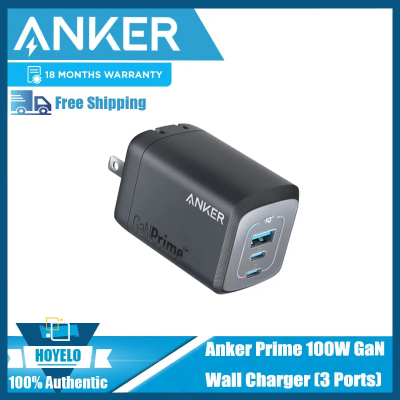Anker Prime Anker GaN 100W Multi Port Charger Plug TypeC Fast Charging  Suitable - AliExpress