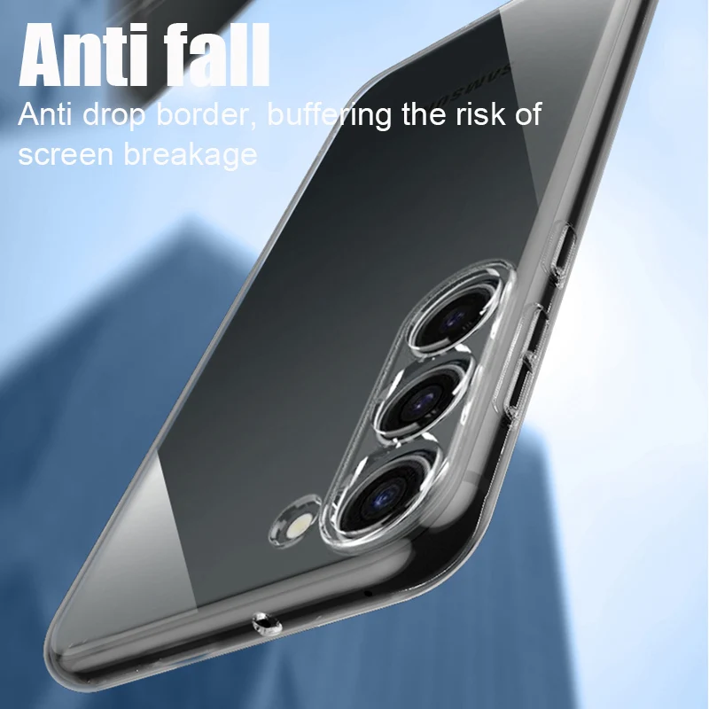 Transparent Silicone Soft Phone Cover