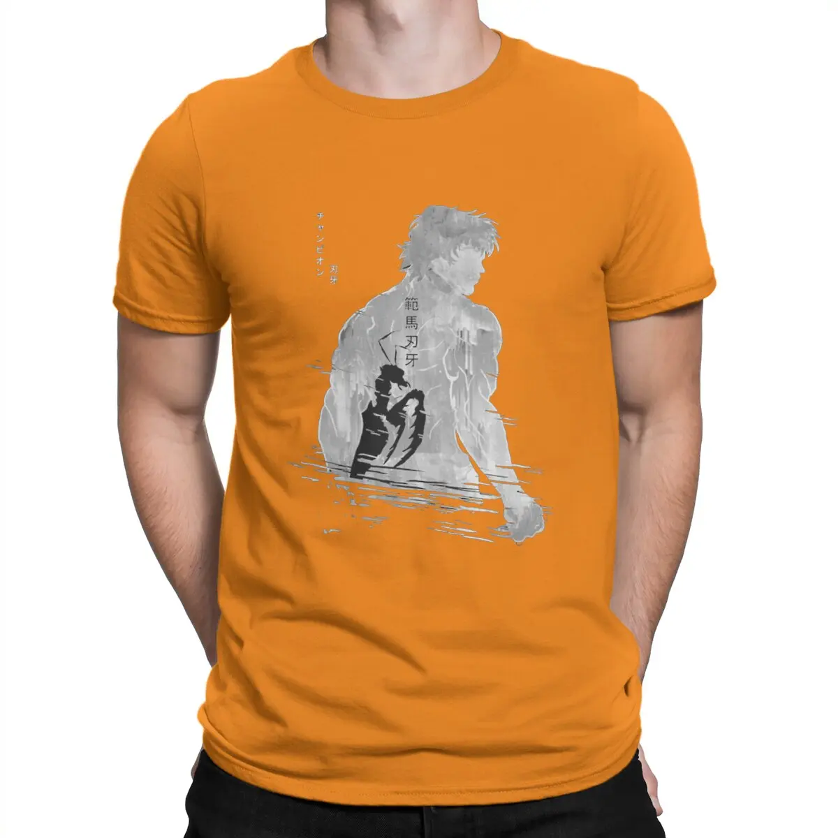 thumbnail image 1 of Camiseta divertida de Hanma con diseño de mantis demoníaca para hombre, de algodón con cuello redondo, de manga corta BAKI, para fiestas, 1 of 7