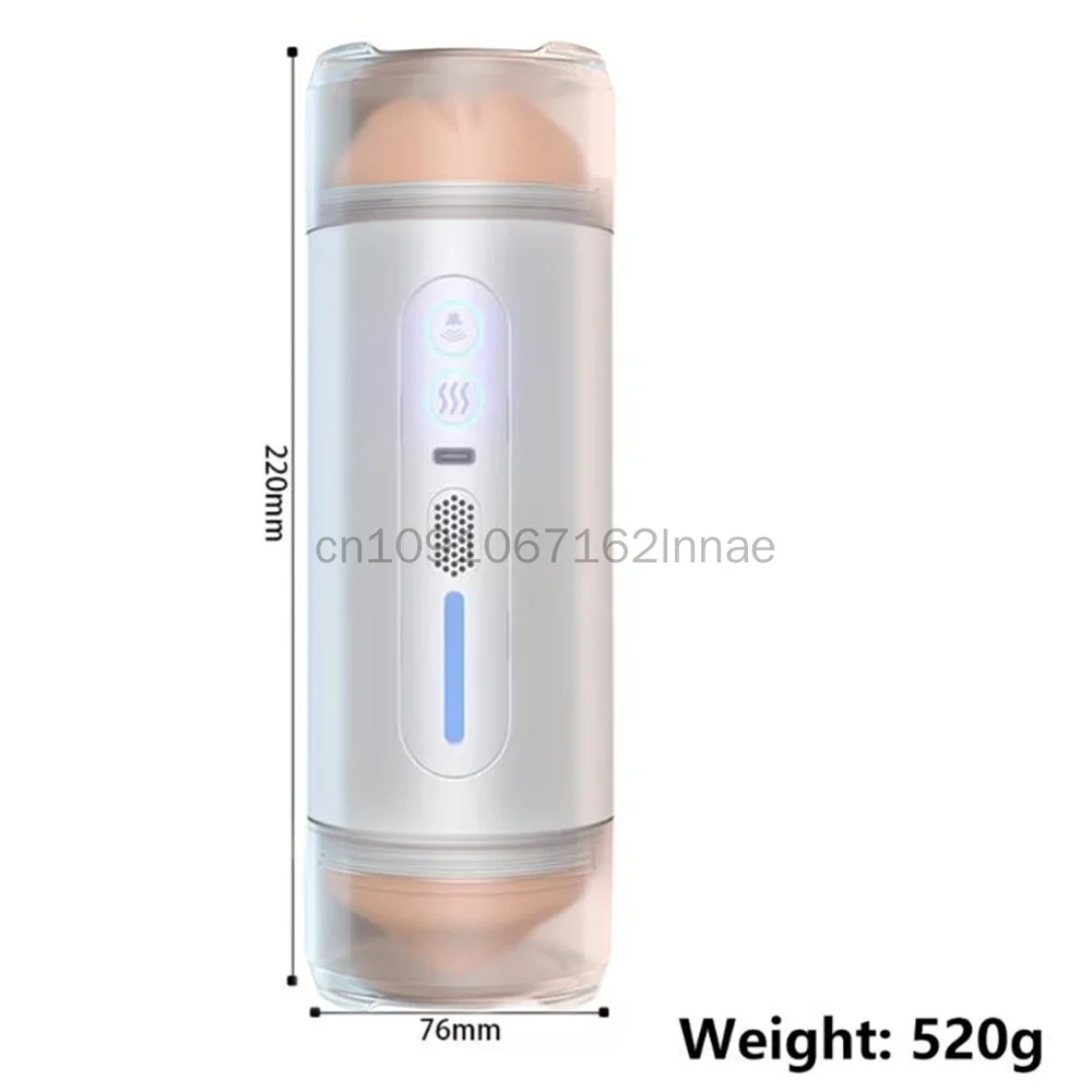 Automatic Sex Machine Male Masturbator Vibrator Vaginal Oral Dual Penetration Blowjob Sexy Voice Sex Toys For Men Adults Goods