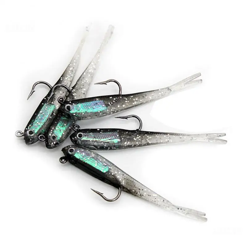 Durável Soft Fish Sharp Hook Luya Bait Ferramentas De Pesca Flexibilidade Fish Hook Fábrica Vendas Diretas Falso Isca Engrenagem De Pesca