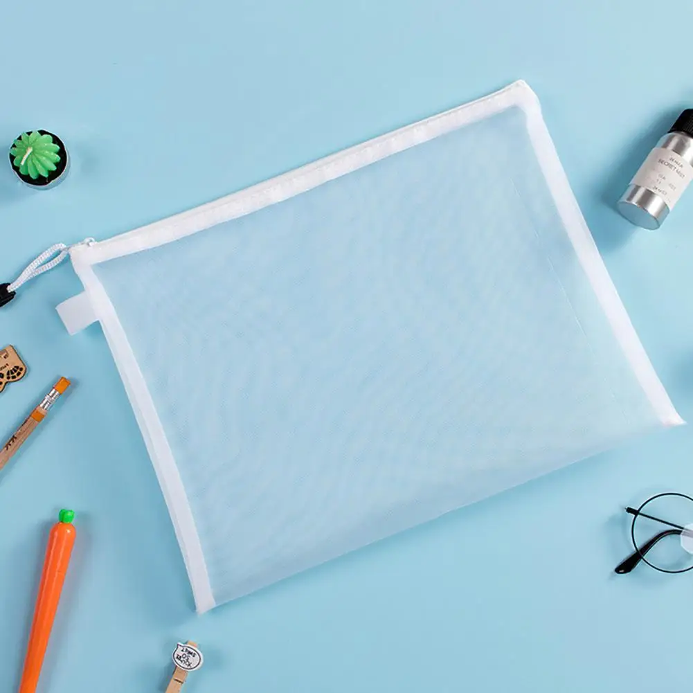 

Легкий органайзер для файлов, водонепроницаемый прозрачный органайзер для документов с застежкой-молнией, шнурок для офисных принадлежностей