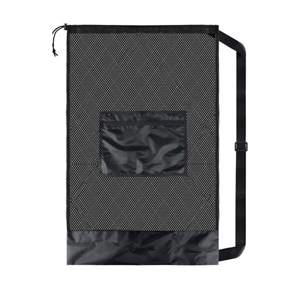

Sports Ball Bag with Adjustable Shoulder Strap Large Capacity Basketball Volleyball Drawstring Storage Mesh Bag Sports Supplies