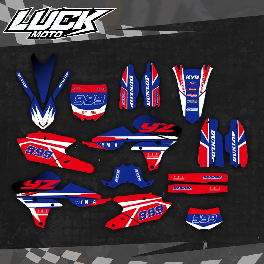LUCKMOTO Ŀ  ׷  Į ƼĿ ŰƮ, ߸ 2016-2018 WR450F 2015-2018 YZ450FX 014 