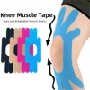 Elastic Pre-Cut Knee Support Muscle Tape Colorful Kinesiology Tape Waterproof Breathable Athletic Tape Anti-Strain Tension Tape
