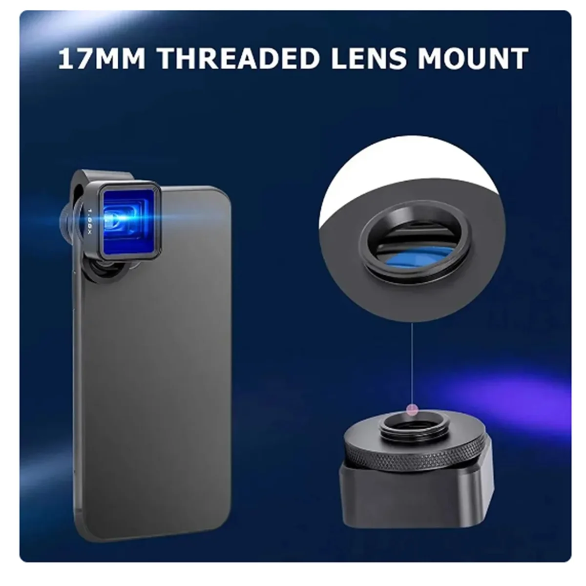 1.33X Anamorphic Lens for Phone Camera